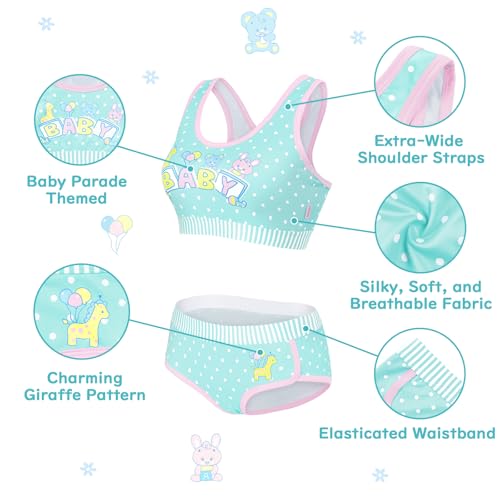 Littleforbig Women Silky Camisole and Panties Sports Loungewear Bralette Set - Baby Parade4
