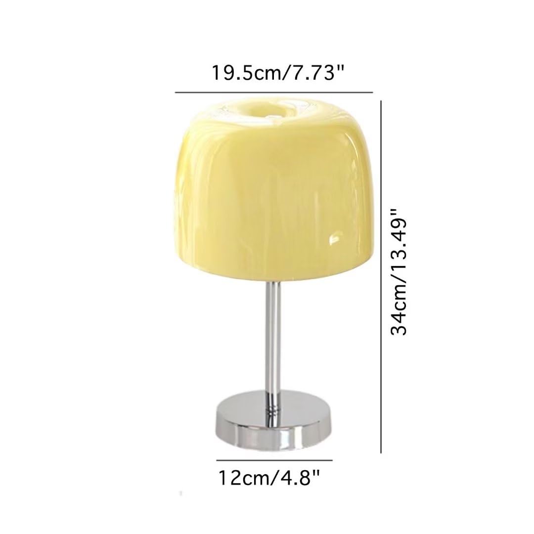 Vintage Mushroom LED Glazen Tafellamp | Gratis verzending