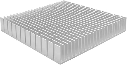 CentIoT - Aluminum HeatSink for electronic Chip LED RAM COOLER cooling (50x50x11mm, Silver)