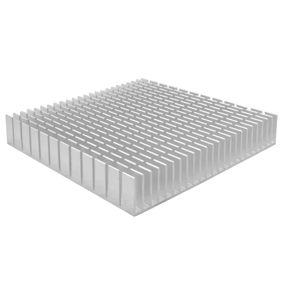 CentIoT - Aluminum HeatSink for electronic Chip LED RAM COOLER cooling (50x50x11mm, Silver)-image-28