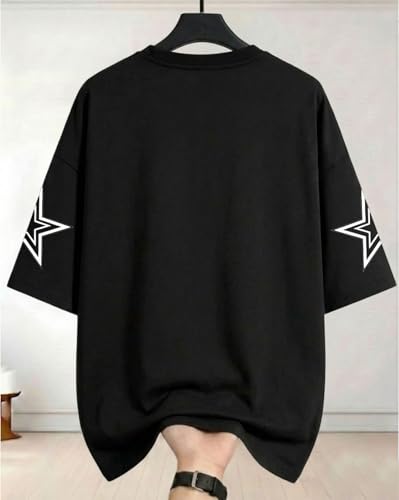 Image of AUSK Baggy Hip-Hop T-Shirt for Men - Graphic Printed T Shirts || Oversized Men Tshirt || T-Shirts