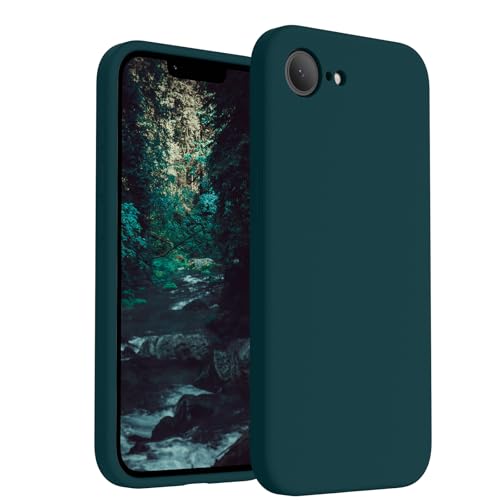 Image of FireNova Magnetic for iPhone 17e Case /iPhone 16e Case, Compatible with MagSafe, [Silicone Camera Protection] Microfiber Lining Phone Case, 6.1 inch, Teal