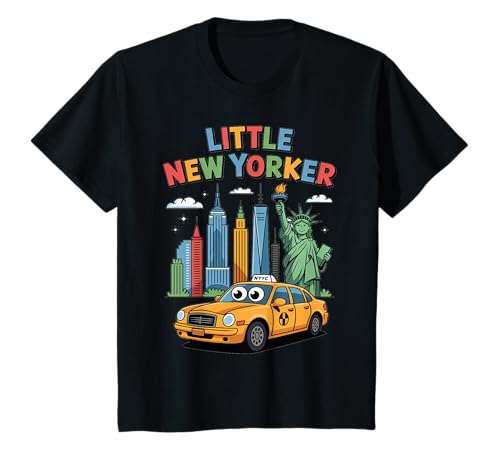 Little New Yorker NYC Skyline Taxi Kids New York City...