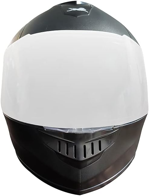 TVS Alpha CM Full Face Motorbike Helmet for Men and Women, ISI DOT Certified, Clear Visor - 580mm