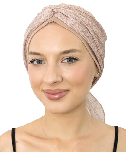 CAPLORD Head Scarf for Women Soft Skull Cap Chemo Patients Headwear Cancer Hair Loss Scarf Headwrap Cover Hat Summer Turban Covering Wrap