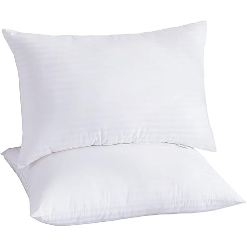 Bioeartha Bed Pillows for Sleeping(2 Pack), King Size Premium Quality Bed Pillows, Ultra Soft Fiber Filled Pillows, Breathable Fluffy Pillow for Back and Side Sleepers (King)