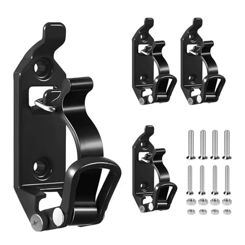 4 Stück Schaufelhalterung für Dachträger, 17-40mm Schaufel Halterung Axthalter Dachträger Zubehör Wandmontagehalterungen Klemmmontagesatz für Lastwagen für Lastwagen Auto Boot Werkzeug Spaten Offroad