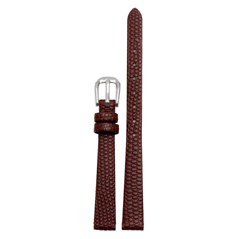 Bracelet de montre en cuir marron 10mm parfait pour personnaliser votre tenue de bureau