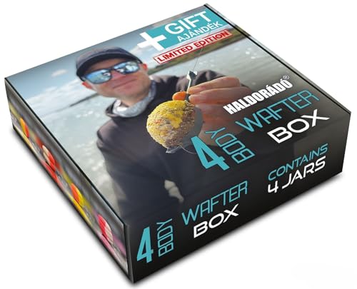 Haldorado 4 Body Method Fishing Wafter Bait Box, set in edizione limitata con 4 aromi di esca e rig speciale