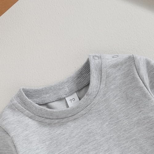 Image of Baby Boy Girl Pumpkin Sweatshirt Tops Toddler Halloween Outfit Long Sleeve Crewneck Pullover Sweater Shirt Fall Clothes