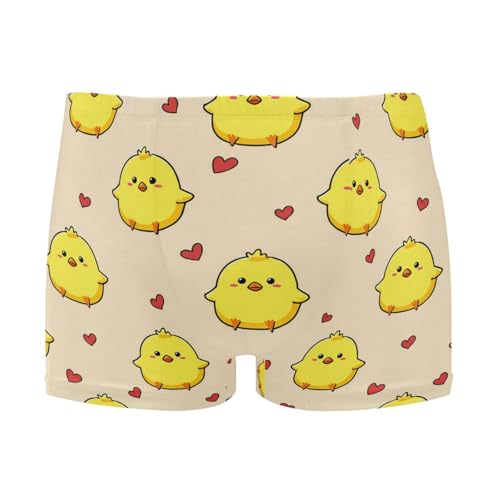 UMIRIKO Cute Chick Mens Swim Trunks Swimwear Bathing Suit Swim Brief Square Leg Board Short S-3XL 202c1571
