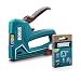 Produktbild NOVUS TOOLS Handtacker J-50 Set + 1800 Feindrahtklammern A Typ 53 - Profitacker zur Befestigung Geweben, Stoffen und Zierleisten - für Nägel 16 mm und Feindrahtklammern 6-14 mm