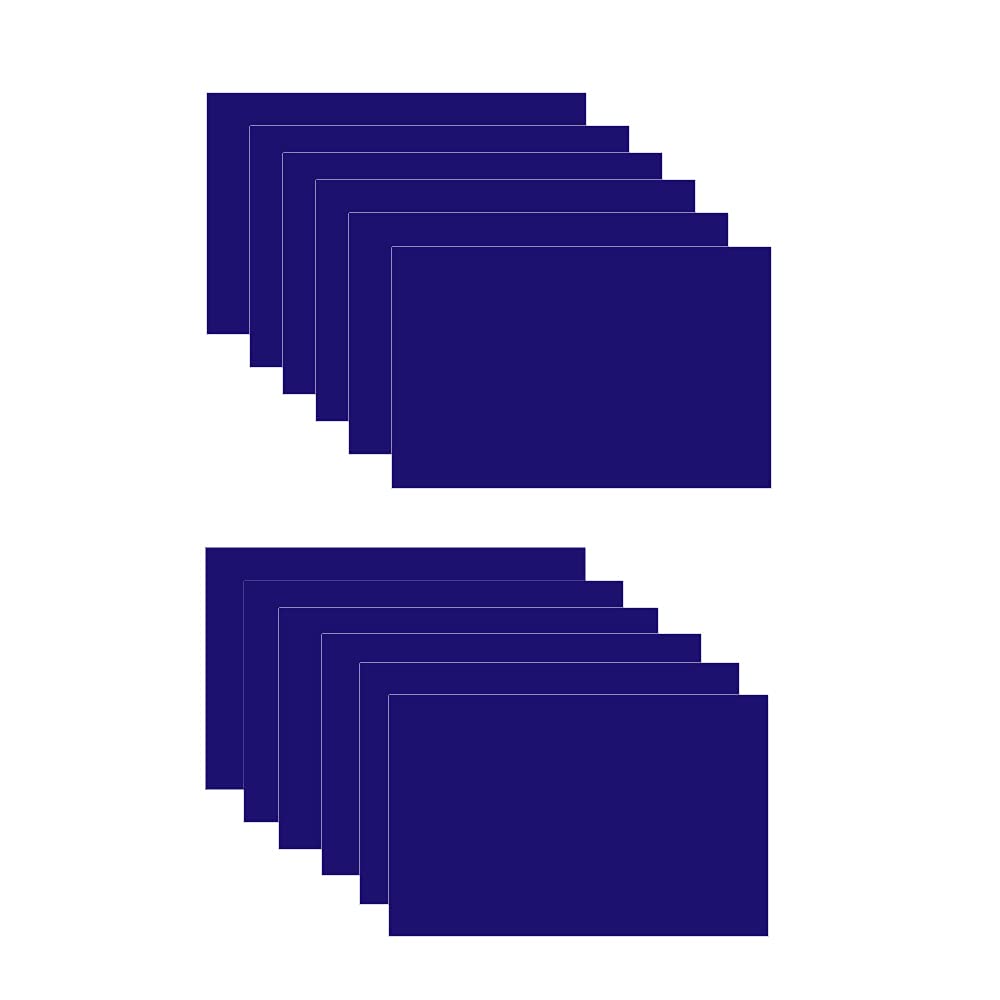 XLNTTECH 100% Laser Engraving Double Color Sheet (7" x 11“ x .040”, 12 Pieces) for Interior Signs, Badges.