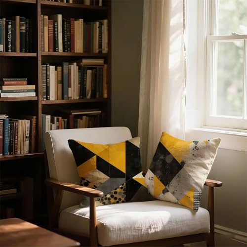 Housse de coussin canapé abstrait résistant à l'eau pour rénover vos assises usées - 4