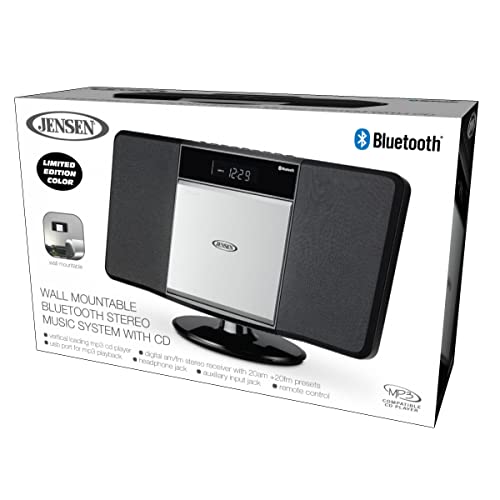 Jensen JBS-300SB Jbs-300 Modern Bluetooth Stereo Music System For Home With Cd/Mp3/Wma Player Wireless Streaming Usb Port thumb #7