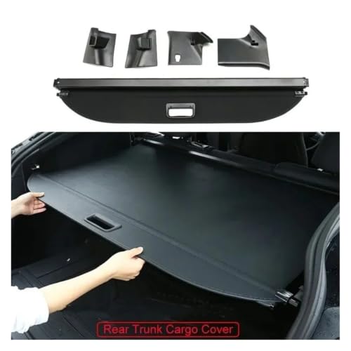 Placa deflectora maletero Tesla Model Y que oculta equipaje de miradas 7