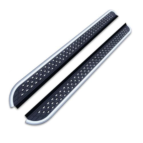 アルミ製 2PCS ランニングボード サイドステップ レクサス NX 350h 2022-2024 対応 バー固定ペダル ブラケット付き(Style 14 Width 4.7in)