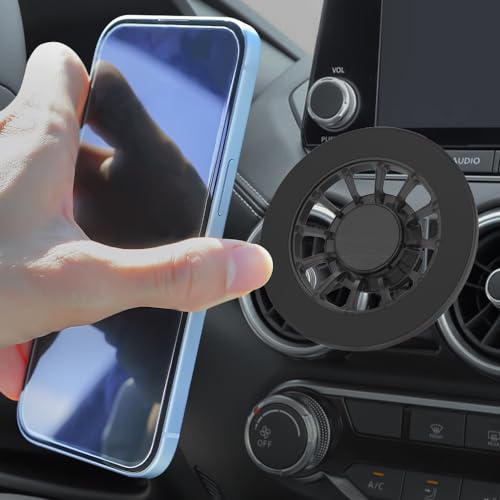 BEERTE Fits MagSafe Car Mount Fit for Nissan Sentra 2020-2024 Hands Free Magnetic Phone Holder for Car Vent 360° Rotation Car Phone Mount Fit for iPhone 15 14 13 12 Series MagSafe Case All Phones