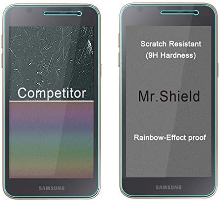 Mr.Shield Designed For Samsung (Galaxy J2 Pure) [3-Pack] [Tempered Glass] Screen Protector with Lifetime Replacement