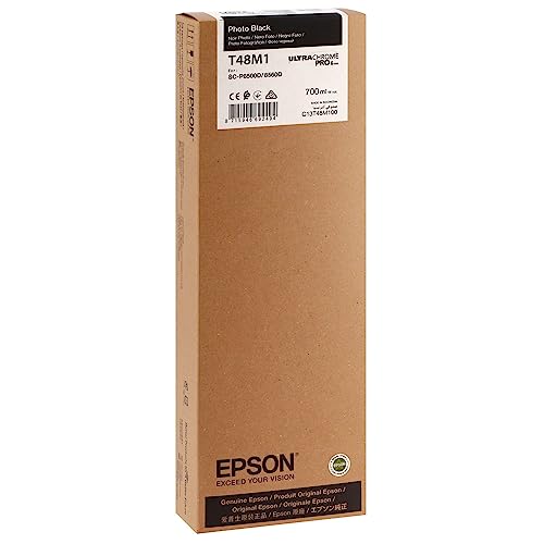 Cartouche Epson T48M1 photo schwarz pour recharger votre traceur