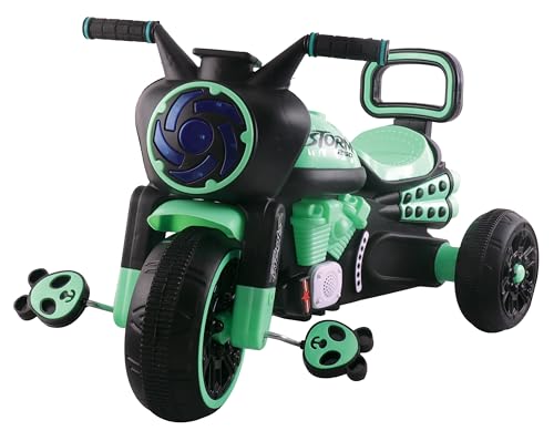 Image of Joyride Storm 250 Bike Pedal Tricycles for Kids 1 to 3 Years| Kids Cycle with Musical Horn, Lights, EVA Wheels | Fun Outdoor Cycle for Kids for 2 Years |4 Colors (Green)
