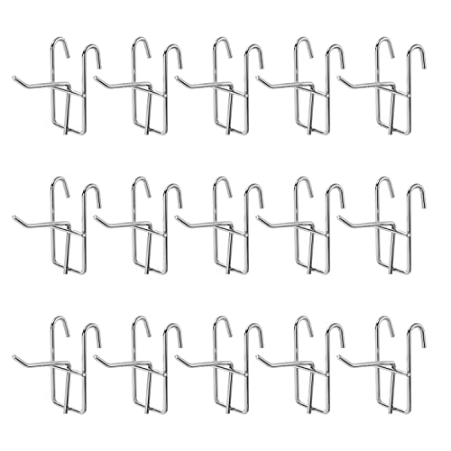 メッシュパネル フック ネットフック 「9つのバリエーションからお選びください (5cm.10cm.15cm。15個.35個.70個)」 ワイヤーネット ラックフック メタルラック メッシュラック パネルラック (陳列 展示 収納に)【SOY’S F】 (50mm、15個) メッシュパネル フック ネットフック 「9つのバリエーションからお選びください (5cm.10cm.15cm。15個.35個.70個)」 ワイヤーネット ラックフック メタルラック メッシュラック パネルラック (陳列 展示 収納に)【SOY’S F】 (50mm、15個)