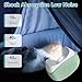 Portable Nail Clipper with Light, 2 Speeds and File, Cordless Curved Design, One-Key Operation (Green)