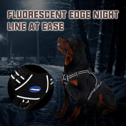 Image of AUROTH Dog Harness for Small Medium Dogs, Tactical No Pull Dog Vest