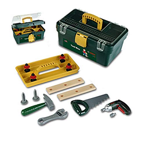 Boîte à outils avec tournevis sans fil Klein de 9 pièces pour s'initier au bricolage