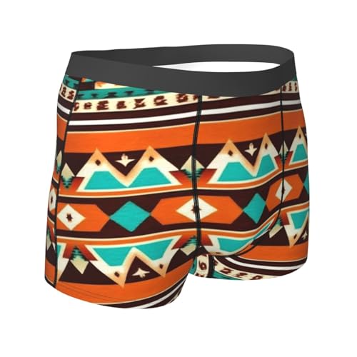 Men's Underwear Stretch Boxer Briefs Soft Comfortable Underwear Trunks3