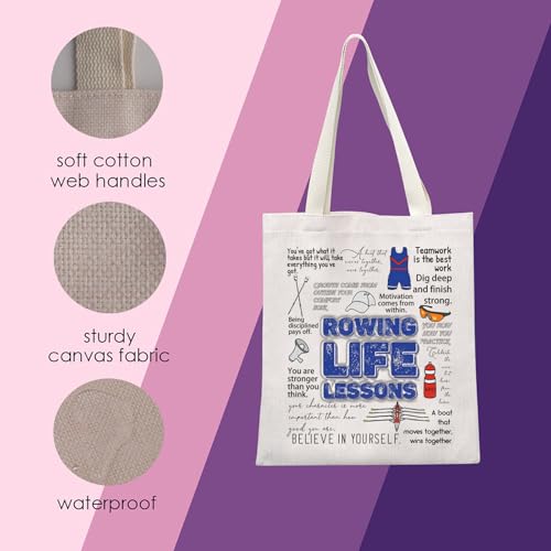 Bolsa Tote Rowing Lover Gift Lecciones Vida miniatura 4