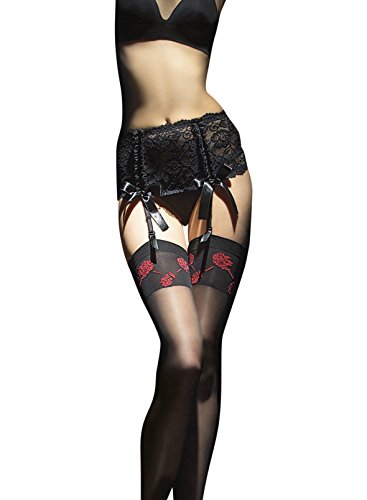 Fiore Sabado/Obsession - Medias para mujer negro (black 001) Small