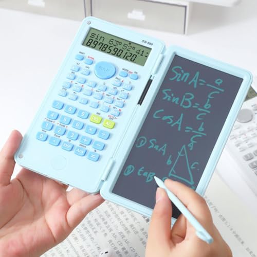 Calculadora para contabilidad y gestión de datos con panel protector integrado 3