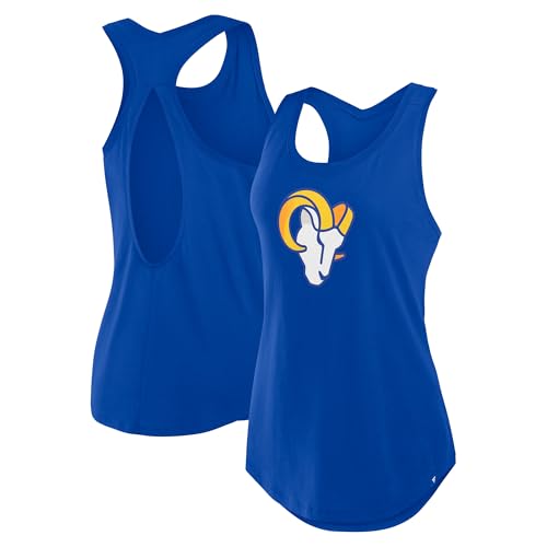 Fanatics Women's Royal Los Angeles Rams Iron Fan Tank Top