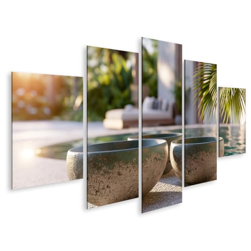 Tableau sur toile islandburner pour habiller un mur vide avec une décoration de salon bien-être