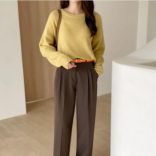 Women's Skinny Leather Belt, 0.55" Reversible Thin Fashion Designer Waist Belts for Jeans Pants Dresses3