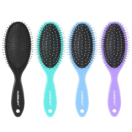 Aussumy 4 Pack Detangling Hair Brush