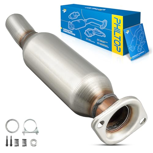 PHILTOP Rear High Flow Catalytic Converter for Toyota 2004 2005 2006 Sienna 3.3L, 2007 2008 2009 2010 Sienna 3.5L OE# 16350, 642082, 174200P080, 23084, 49099, 0991665 (EPA Compliant) 1 Pc