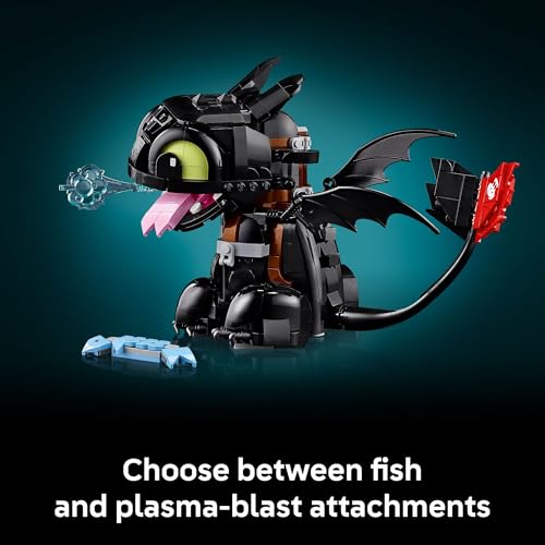 Image of LEGO Icons How to Train Your Dragon: Toothless Building Set for Adults, Ages 18+ - Room Decor for Office, Bedroom, or Book Shelf - Collectible for Movie Fans - Gift Idea for Birthdays - 10375