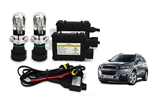 RS Enterprises Cars Chevrolet Captiva H4 - HID Conversion Light Kit ( 2 HID Light , 2 Blaster , Wiring ) Vehicle HID Kit for Headlight