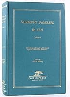 Vermont Families in 1791 Volume 1 0897250869 Book Cover