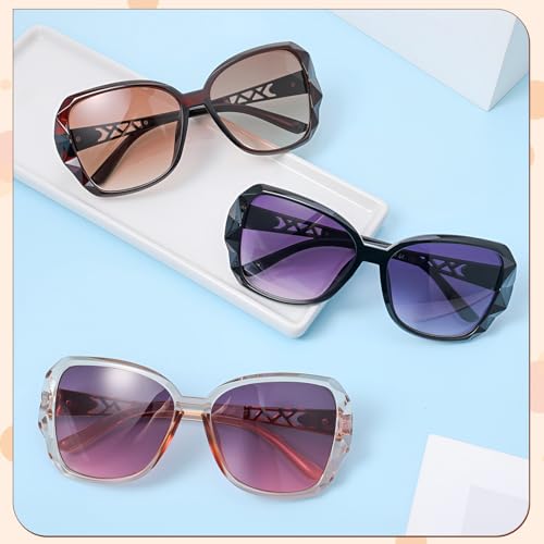 Image of Women Oversized Sunglasses UV400 Protection Lens Sun Glasses