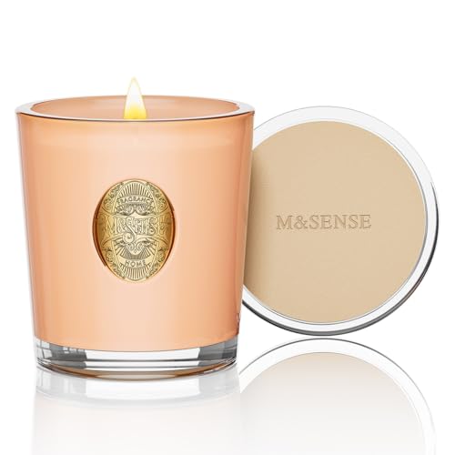 M&SENSE Candle Duftkerzen im Glas,290g Candle Duftkerze Natürliche Soja-Kerze,Bunte Kerzengeschenke für Frauen & Männer,Aromatherapie Kerze zur Entspannung,10.2 oz 55 Stunden Brenndauer