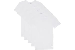 5-Pack Crew Neck Slim Fit T-Shirts for Men