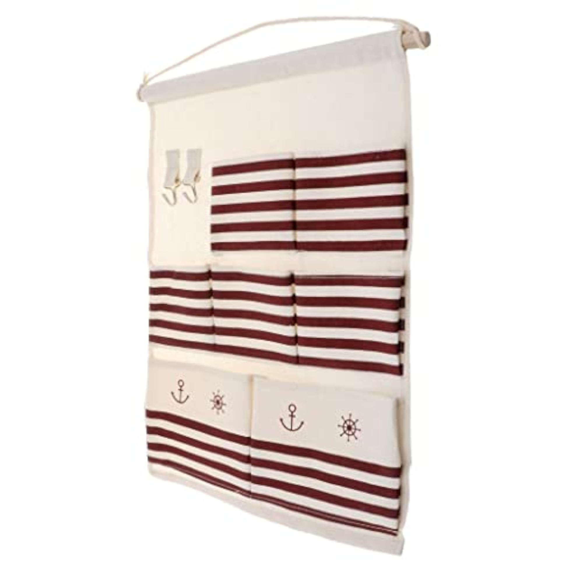 Over The Door Organizer Wall Hanging Storage Bag, 7 Pockets