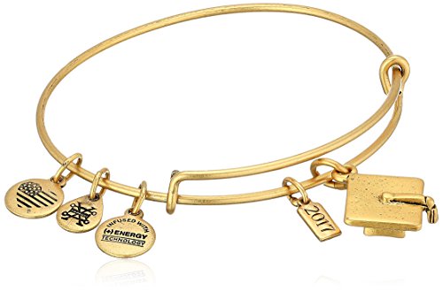 Alex and Ani Graduation Cap 2017 Rafaelian Gold Bangle Bracelet