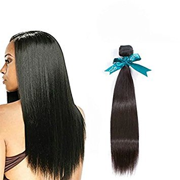 Queen Love Brazilian Straight Bundles Human Hair 8A Straight 1 Bundle 100% Human Hair Straight Bundle Natural Color 100g (22inch)