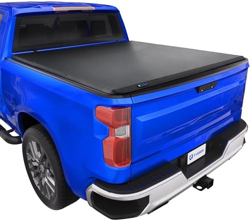 Tyger Auto T3 Soft Tri-fold Truck Bed Tonneau Cover Compatible wi...