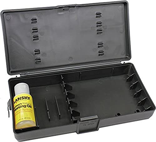 Lansky LS06300-BRK Custom Carrying Case with Oil