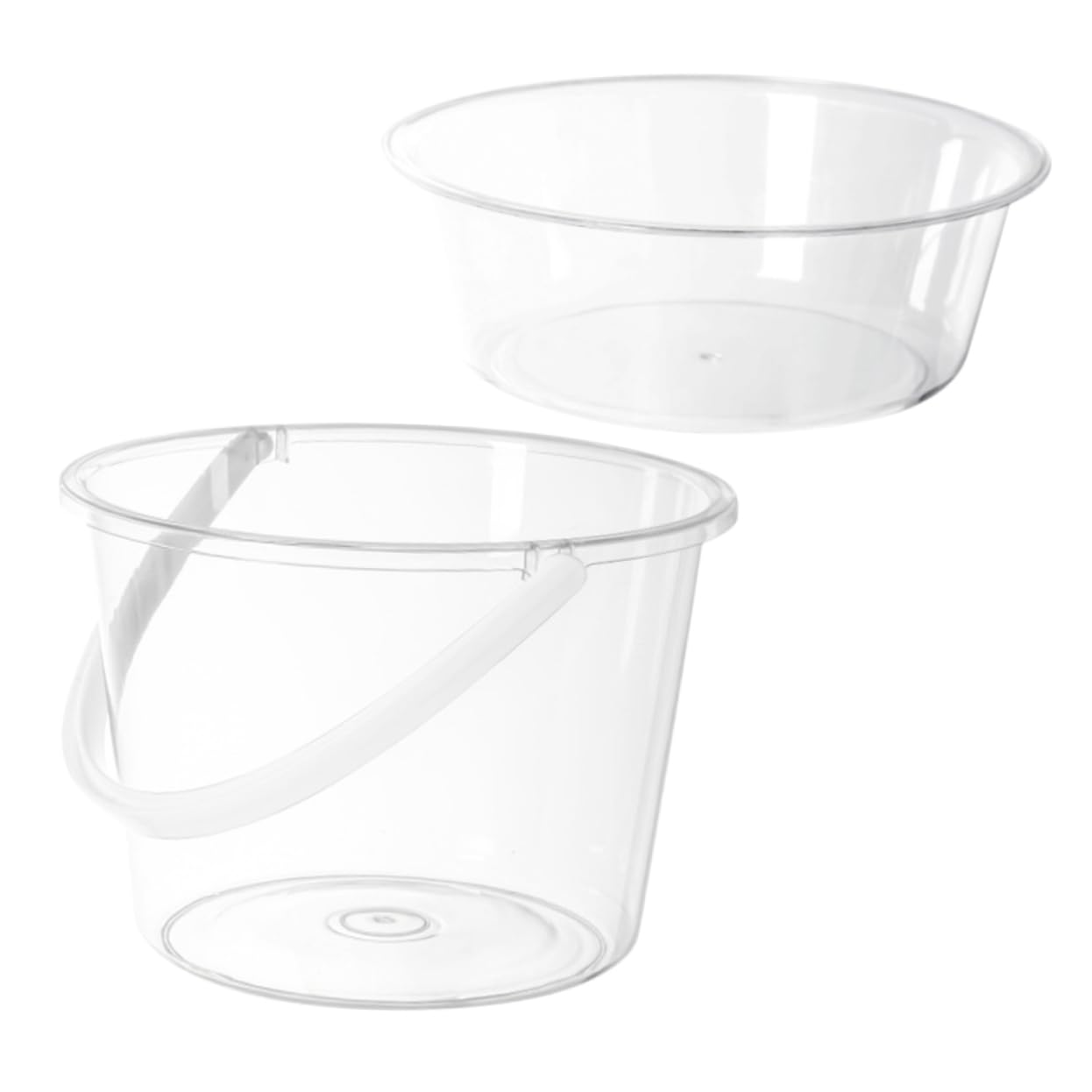 Didiseaon Cubo Tapa y Asa Cubo De Plástico para Baño para Lavar La Cara De Limpieza para Trapeador para Limpieza